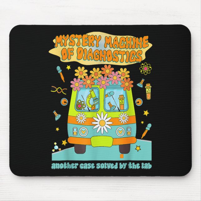 Mousepad Máquina Misteriosa De Diagnóstico Laboratório Tecn (Frente)