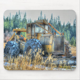 Mousepad Máquinas De fazenda, Trator, Anel Traseiro, Veícul