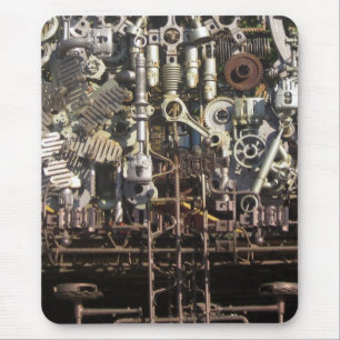 Mousepad Máquinas mecânicas da maquinaria de Steampunk
