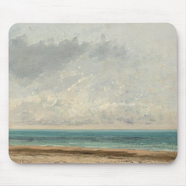 Mousepad Mar Calmo - Gustave Courbet (Frente)