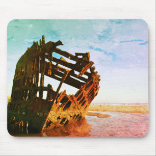 Mousepad Mar do Oregon Costeiro Vintage
