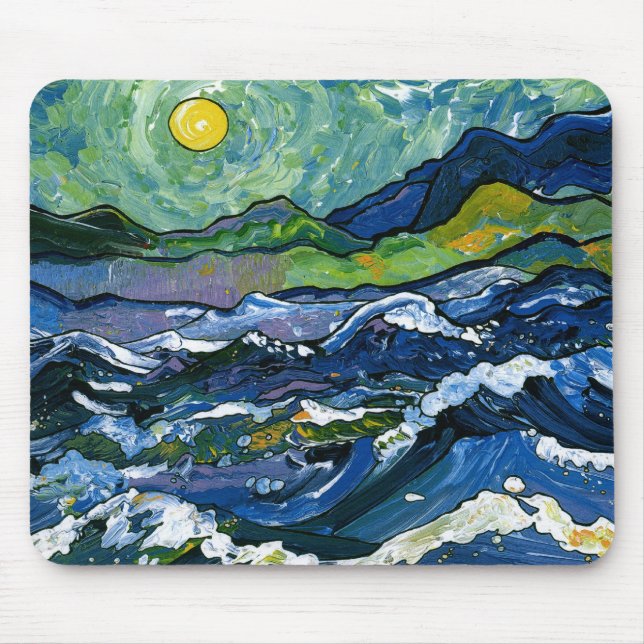 Mousepad Mar tormentoso (Frente)