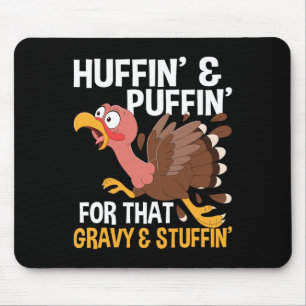 Mousepad Maratona de Ação de Graças que Passa a Turquia out