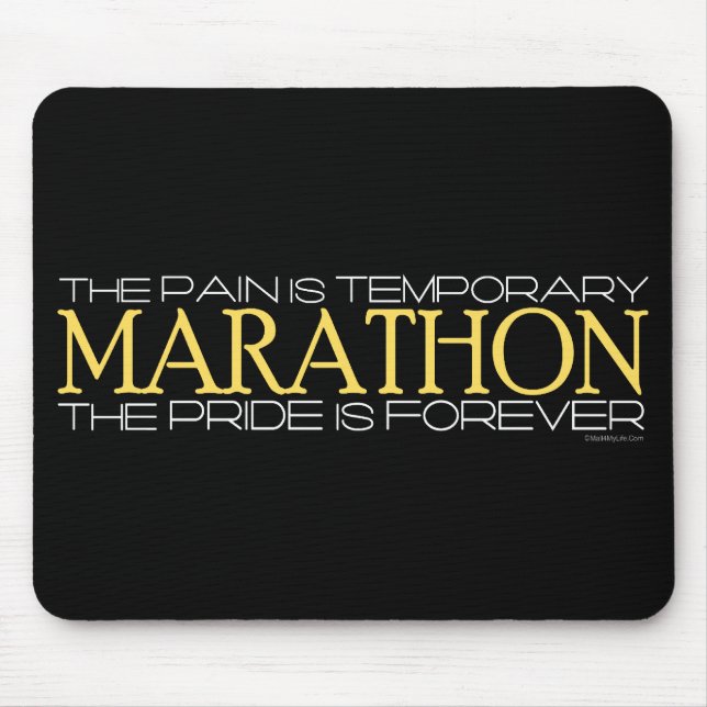 Mousepad Maratona - o orgulho é Forever (Frente)