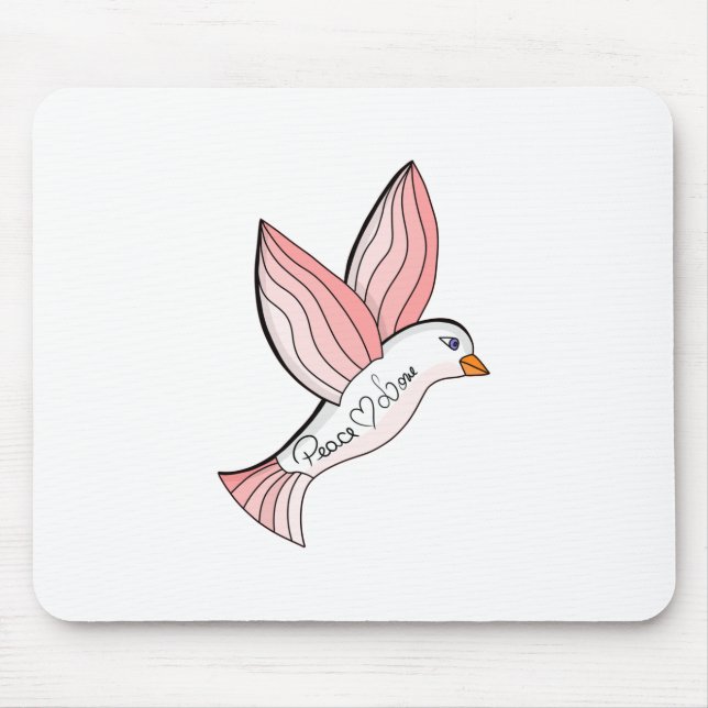 Mousepad Maravilha da Paz e do Amor (Frente)
