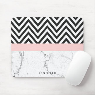 Mousepad Marble & Chevron