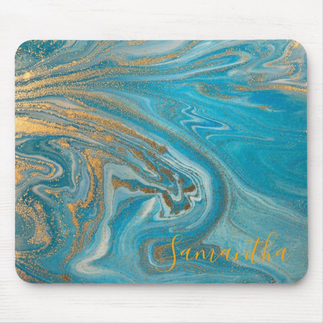 Mousepad Marble Glitter (Frente)