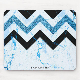 Mousepad Marble & Glitter Chevron