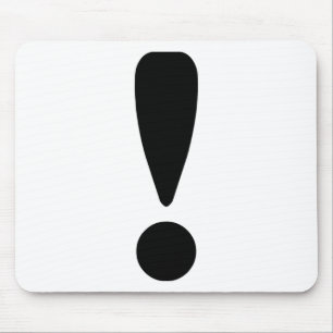 Mousepad Marca de exclamação