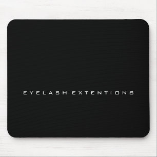 Mousepad Marca de Mínimo Preto Branco Empresa