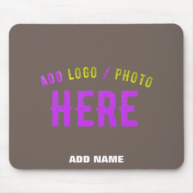 MOUSEPAD MARCA VERIFICADA DO CAFÉ PERSONALIZÁVEL MODERNO (Frente)