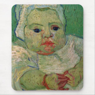 Mousepad Marcelle Roulin bebê por Vincent van Gogh