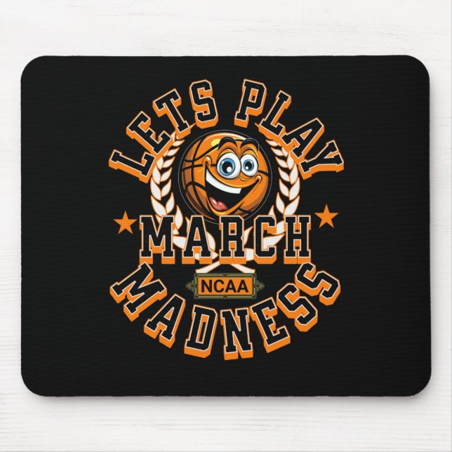 Mousepad March Madness deixa jogar basquete Ncaa (Frente)