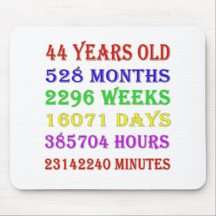 Mousepad Marcos de 44 Birthday