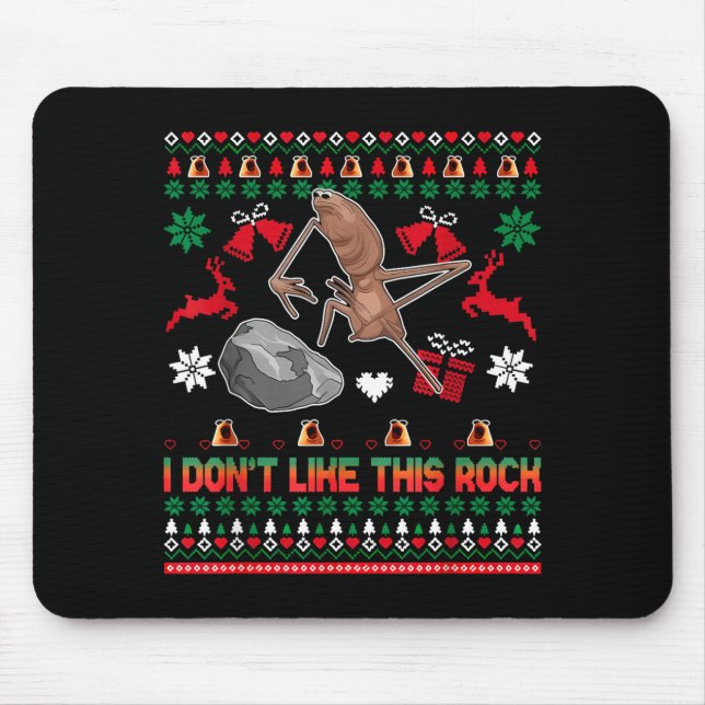 Mousepad Marcus The Worm I Don't Like This Rock  (Frente)