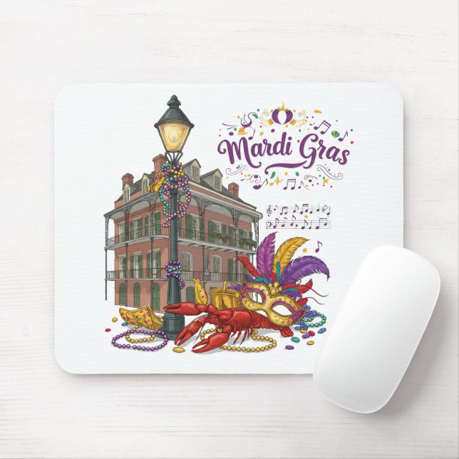 Mousepad Mardi Gras (Com mouse)