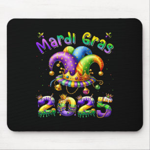 Mousepad Mardi Gras 2025 Jester Outfit Kids Meninos