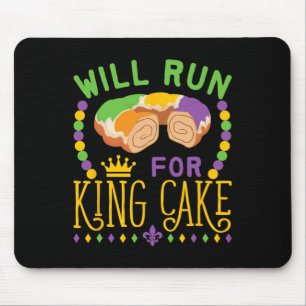 Mousepad Mardi Gras Correndo Irá Correr Para O Rei Bolo Eng