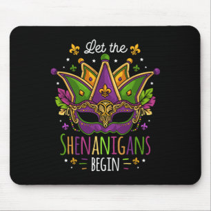 Mousepad Mardi Gras Costume Deixa Os Shenanigans Começarem