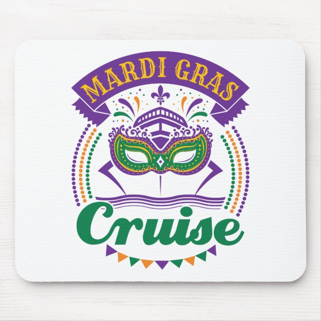 Mousepad Mardi Gras Cruise (Frente)