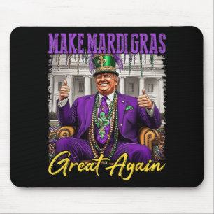 Mousepad Mardi Gras Donald Trump Excelente Novamente Bandei