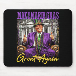 Mousepad Mardi Gras Donald Trump Excelente Novamente Bandei