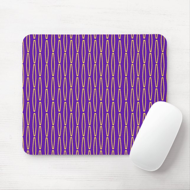 Mousepad Mardi Gras Geométrico Repetir (Com mouse)