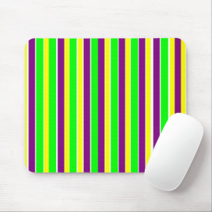 Mousepad Mardi Gras Stripes