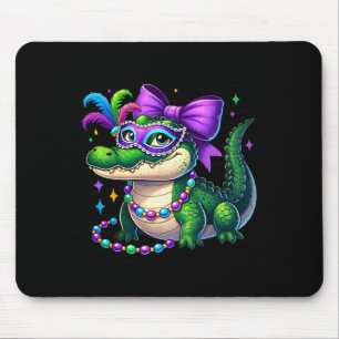 Mousepad Mardigator Mardi Gras Alligator Costume Men