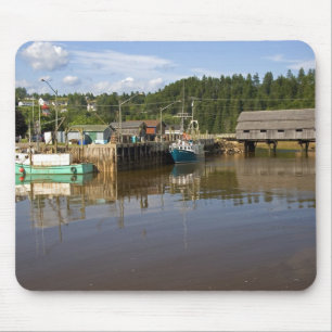 Mousepad Maré média na Baía de Fundy em St. Martins, New