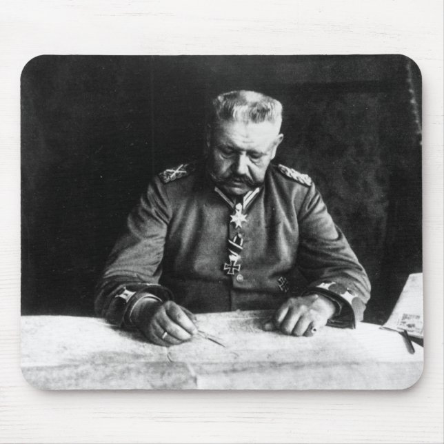 Mousepad Marechal Paul von Hindenburg, 1914 (Frente)