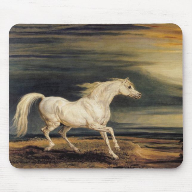 Mousepad Marengo, o Cavalo Branco (por James Ward) (Frente)