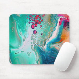 Mousepad Marés Elétricas de Mármore Colorido