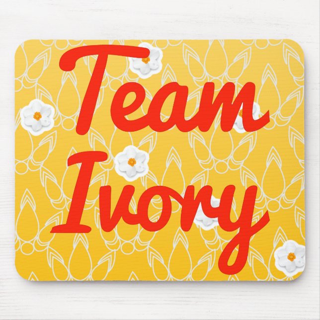 Mousepad Marfim da equipe (Frente)