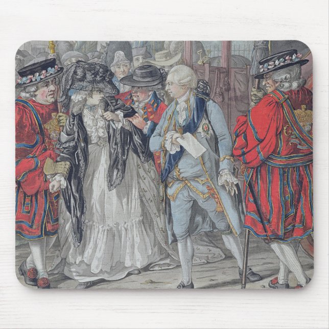 Mousepad Margaret Nicholson que tenta assassinar seu M (Frente)