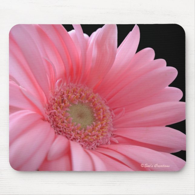 Mousepad Margarida cor-de-rosa de Gerber (Frente)