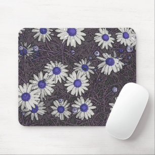 Mousepad Margaridas artísticas