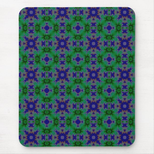Mousepad Marguerite, Flores de Visitas no Estilo Retroativo (Frente)