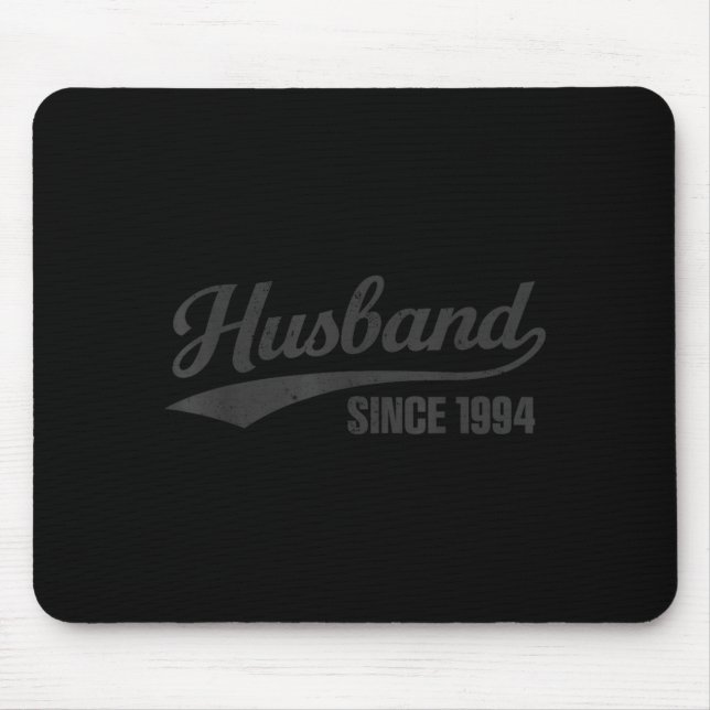Mousepad Marido Angustiado desde 1994 32º Casamento (Frente)