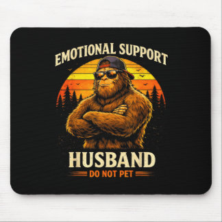 Mousepad Marido de Apoio Emocional Não Faça Carinho Engraça
