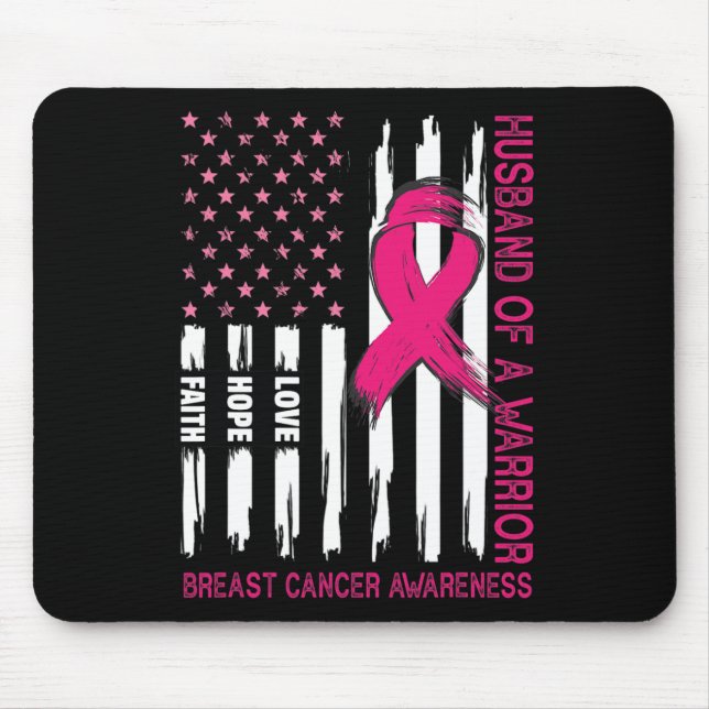 Mousepad Marido De Um Cancer De Sensibilização Para O Guerr (Frente)