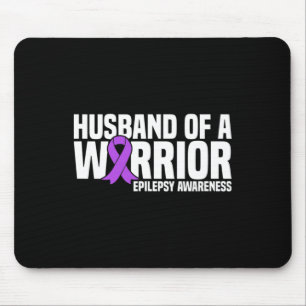 Mousepad Marido de um Guerreiro Roxo Epilepsia Awaren