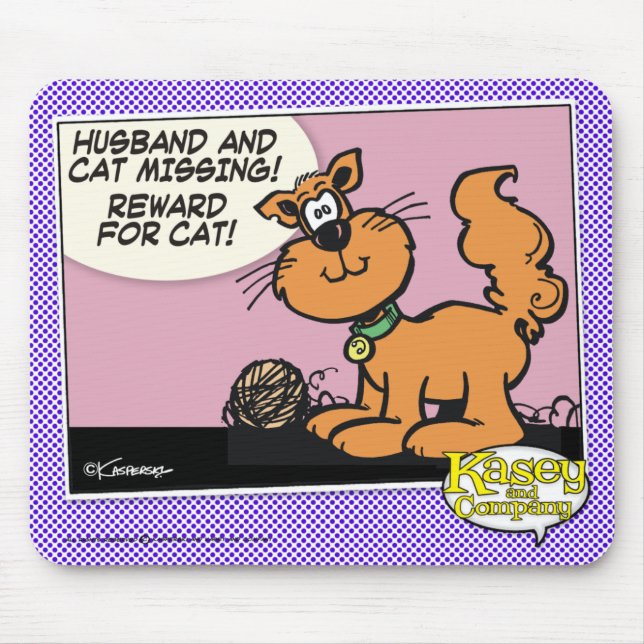 Mousepad Marido e Gato (Frente)
