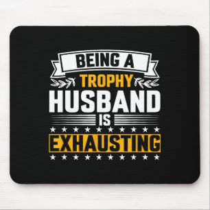 Mousepad Marido Troféu Masculino Exaustivo Arte Gráfica Div
