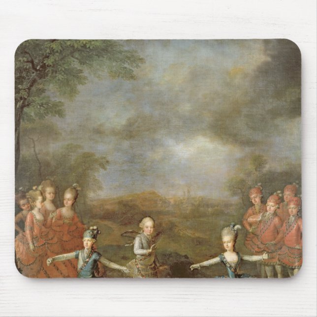 Mousepad Marie Antoinette e suas irmãs (Frente)