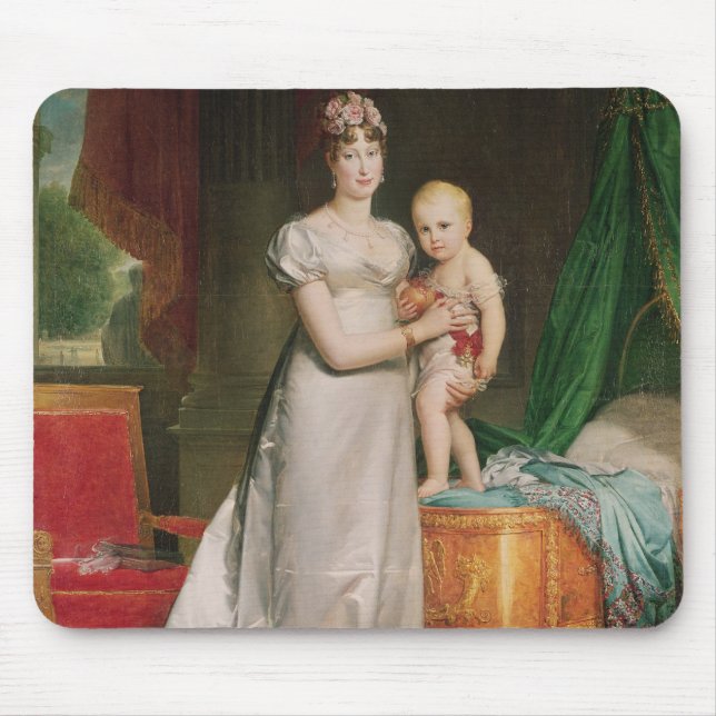 Mousepad Marie Louise e rei de Roma (Frente)