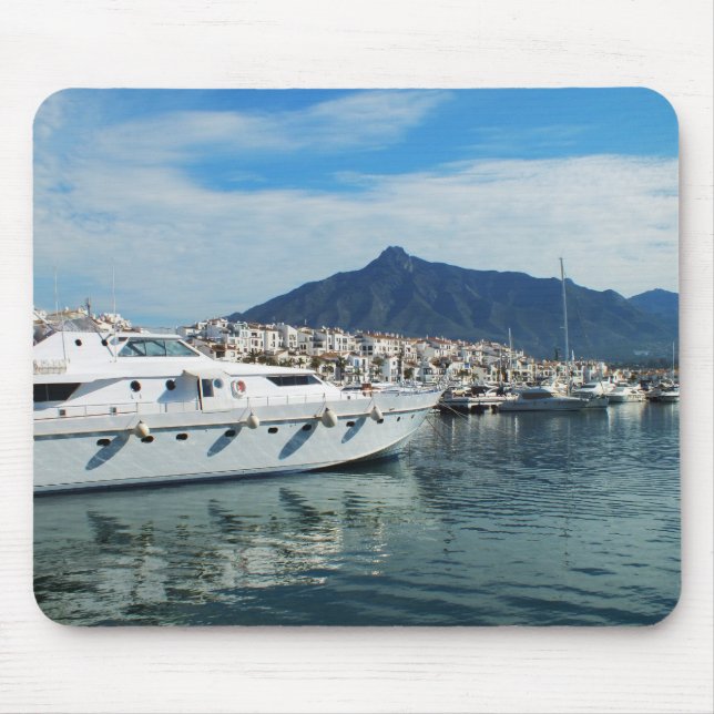 Mousepad Marina, Puerto Banus, Espanha (Frente)