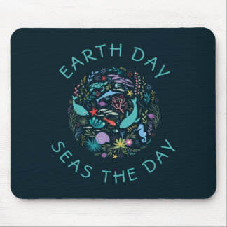 Mousepad Marinha Cega Vida Marinha "Seas the Day" Dia da Te