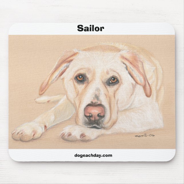 Mousepad Marinheiro, dogeachday.com (Frente)