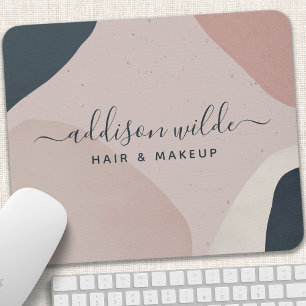 Mousepad Marinho Cor-de-rosa Azul Moderno Forma Neutra